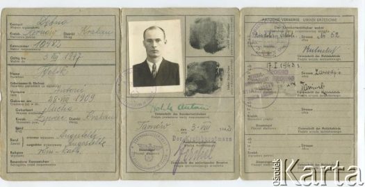 Dokument z kolekcji Izabeli Holik / Documento de la colección de Izabela Holik