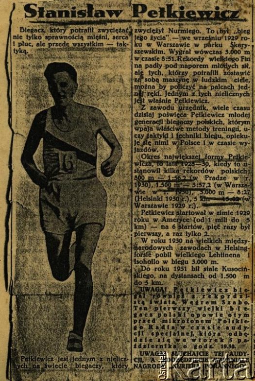 Dokument z kolekcji Diany Petkiewicz / Documento de la colección de Diana Petkiewicz