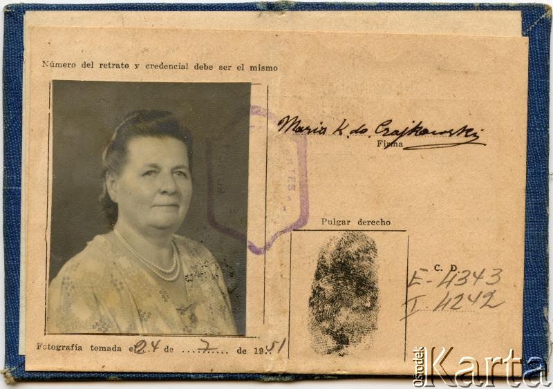 Dokument z kolekcji Alberty Jaworski / Documento de la colección de Alberta Jaworski