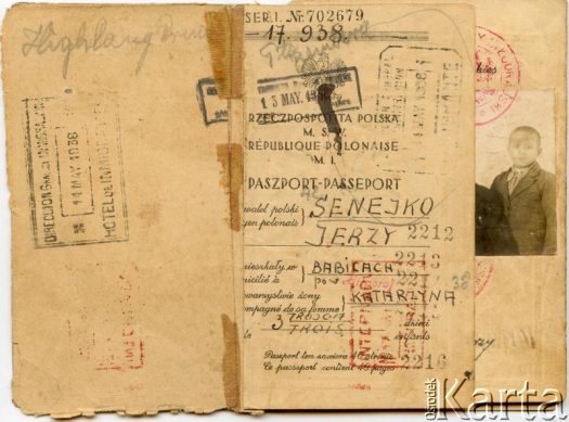 Dokument z kolekcji Anastazji Senejko / Documento de la colección de Anastazja Senejko