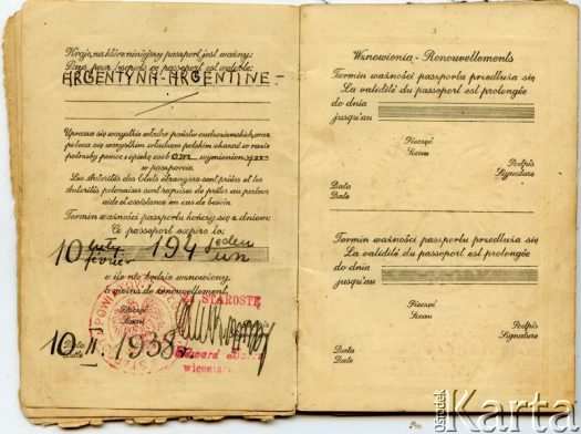 Dokument z kolekcji Anastazji Senejko / Documento de la colección de Anastazja Senejko