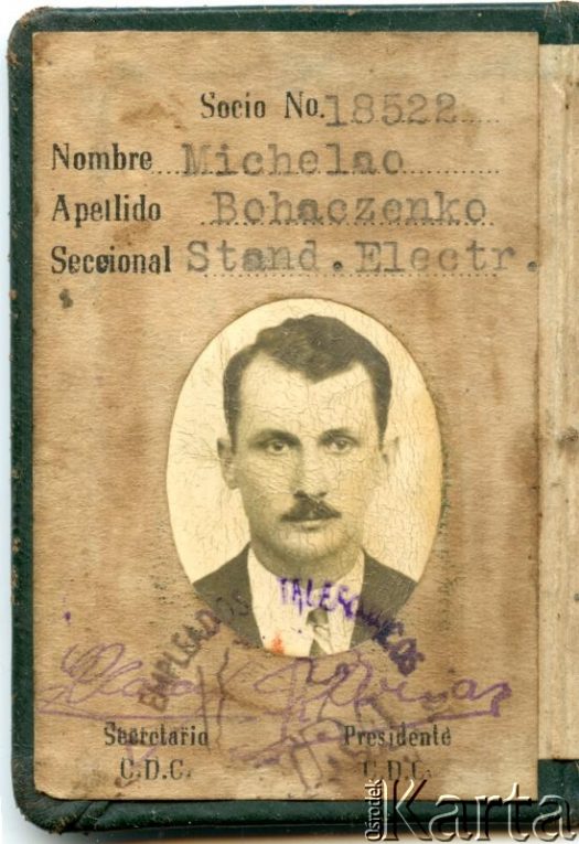 Dokument z kolekcji Józefy Raczkowski / Documento de la colección de Józefa Raczkowski