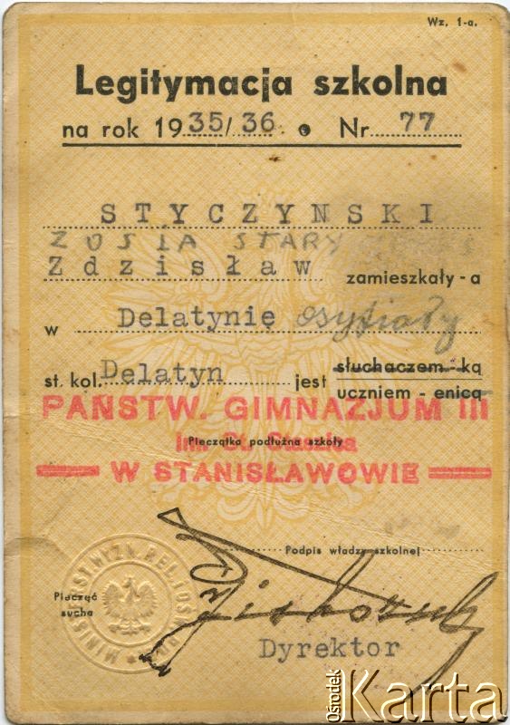 Dokument z kolekcji rodziny Szychowskich / Documento de la colección de familia Szychowski