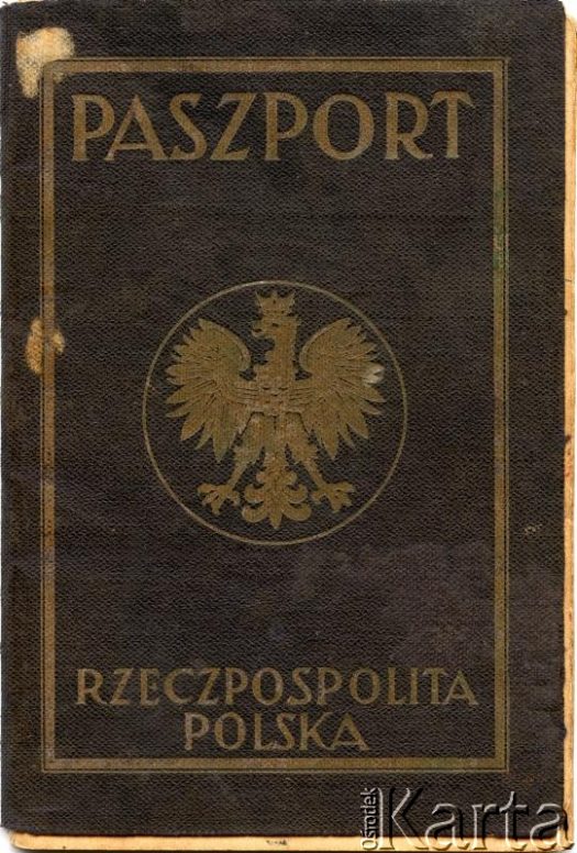 Dokument z kolekcji Marii Konert / Documento de la colección de Maria Konert