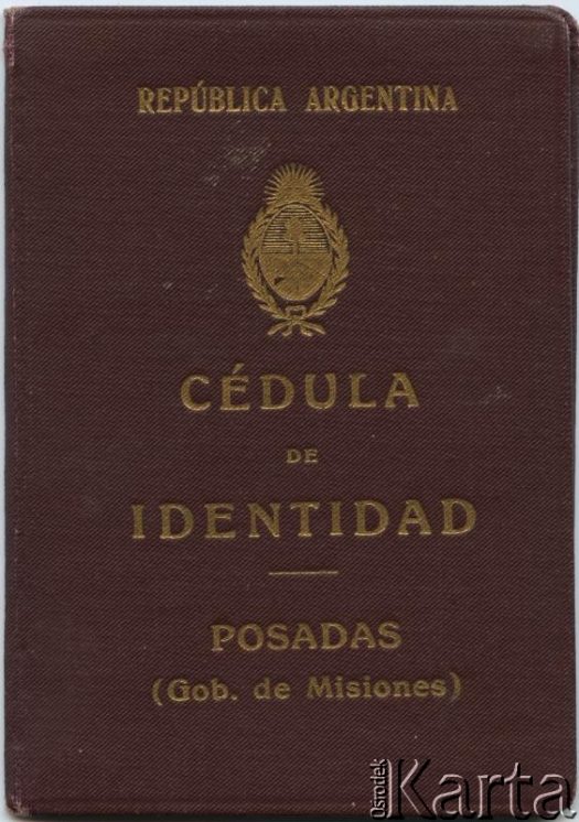 Dokument z kolekcji Adeli Kozlowski i Eugeniusza Zacharko / Documento de la colección de Adela Kozlowski y Eugeniusz Zacharko