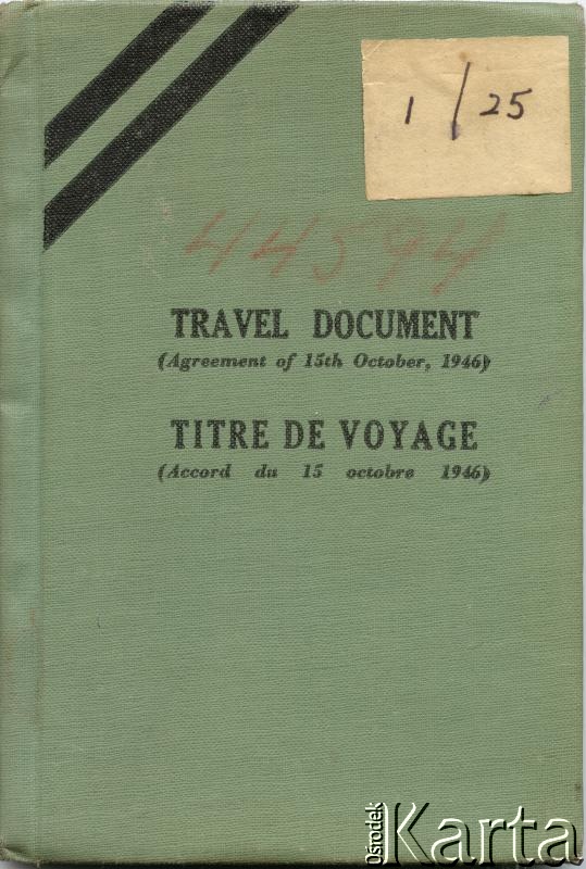 Dokument z kolekcji Andresa Jozwickiego / Documento de la colección de Andres Jozwicki