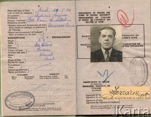Dokument z kolekcji Andresa Jozwickiego / Documento de la colección de Andres Jozwicki