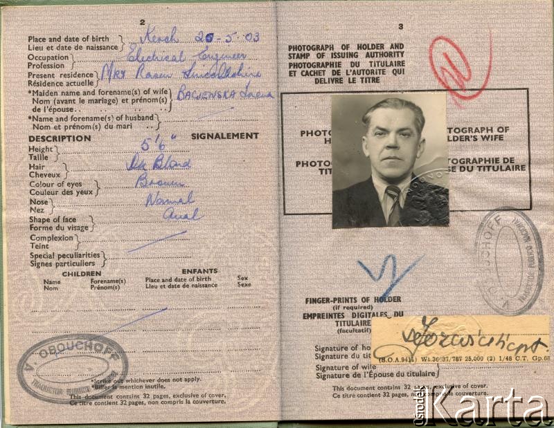 Dokument z kolekcji Andresa Jozwickiego / Documento de la colección de Andres Jozwicki