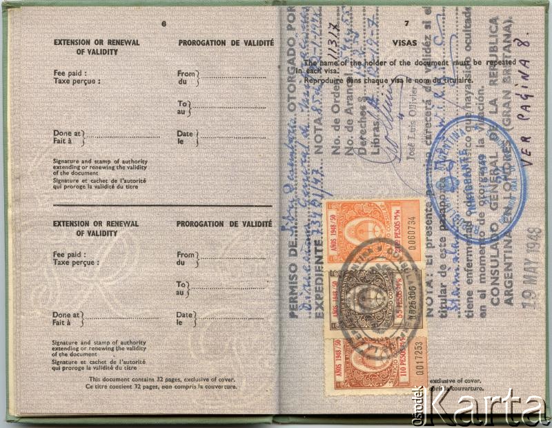 Dokument z kolekcji Andresa Jozwickiego / Documento de la colección de Andres Jozwicki