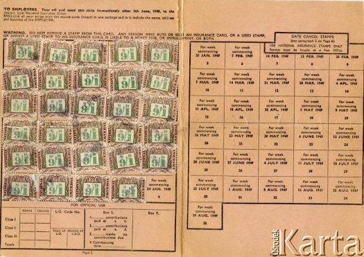 Dokument z kolekcji Andresa Jozwickiego / Documento de la colección de Andres Jozwicki