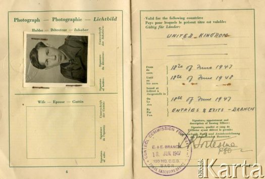 Dokument z kolekcji Andresa Jozwickiego / Documento de la colección de Andres Jozwicki