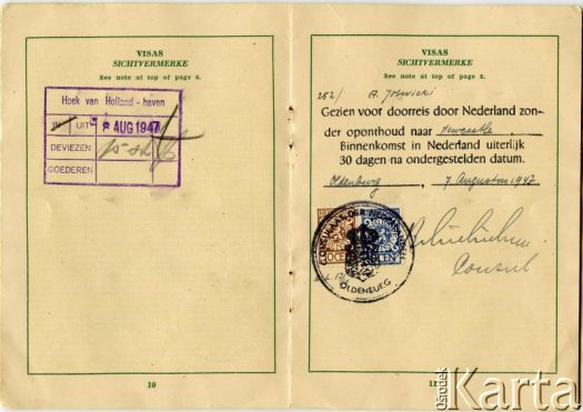 Dokument z kolekcji Andresa Jozwickiego / Documento de la colección de Andres Jozwicki