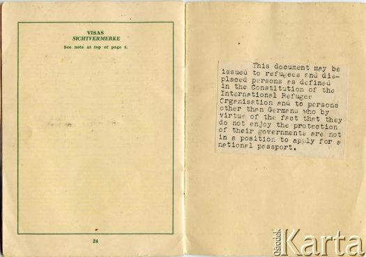 Dokument z kolekcji Andresa Jozwickiego / Documento de la colección de Andres Jozwicki