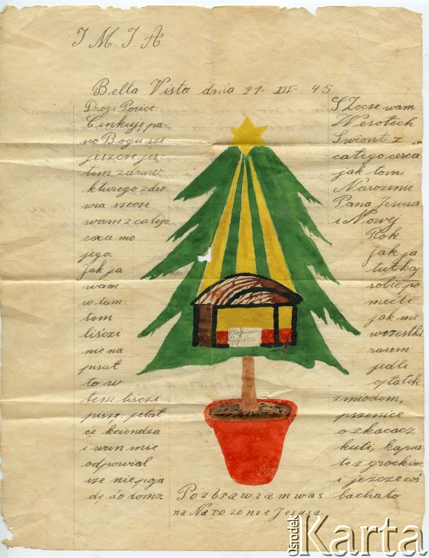 Dokument z kolekcji Władysława Herbuta / Documento de la colección de Władysław Herbut
