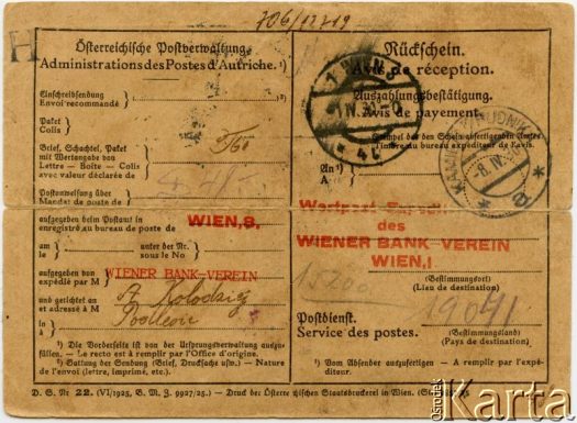 Dokument z kolekcji Alfredo Kołodzieja / Documento de la colección de Alfredo Kołodziej