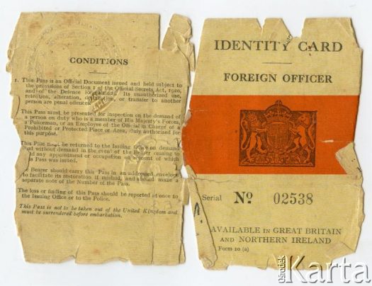 Dokument z kolekcji Anny Jeżewskiej / Documento de la colección de Anna Jeżewska