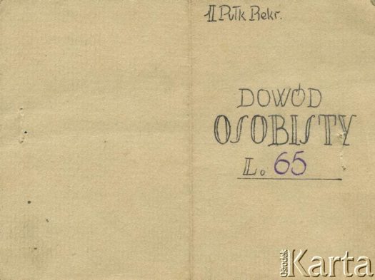 Dokument z kolekcji Ricardo Kruszewskiego / Documento de la colección de Ricardo Kruszewski