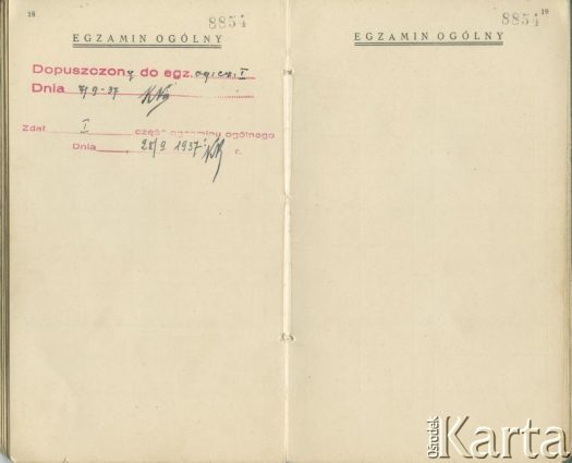 Dokument z kolekcji Ricardo Kruszewskiego / Documento de la colección de Ricardo Kruszewski