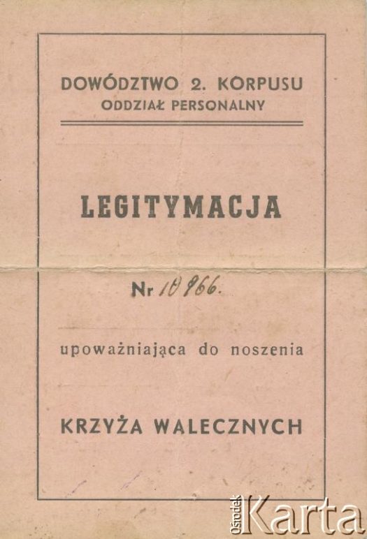 Dokument z kolekcji Ricardo Kruszewskiego / Documento de la colección de Ricardo Kruszewski