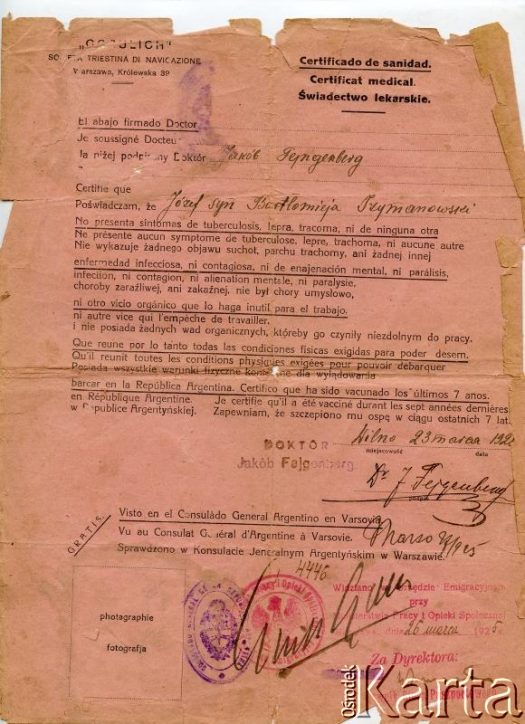 Fotografia z kolekcji Angeli Szymanowski / Fotografía de la colección de Angela Szymanowski