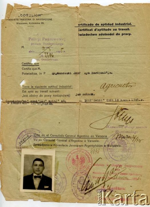 Fotografia z kolekcji Angeli Szymanowski / Fotografía de la colección de Angela Szymanowski