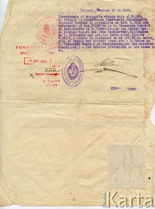 Fotografia z kolekcji Angeli Szymanowski / Fotografía de la colección de Angela Szymanowski