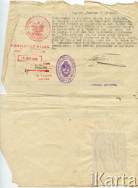 Fotografia z kolekcji Angeli Szymanowski / Fotografía de la colección de Angela Szymanowski