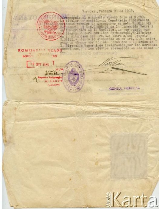 Fotografia z kolekcji Angeli Szymanowski / Fotografía de la colección de Angela Szymanowski