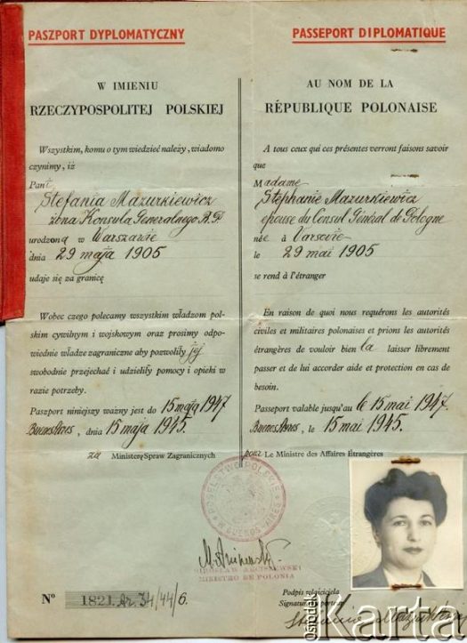 Dokument z kolekcji Juana Roberto Ciechanowa / Documento de la colección de Juan Roberto Ciechanow