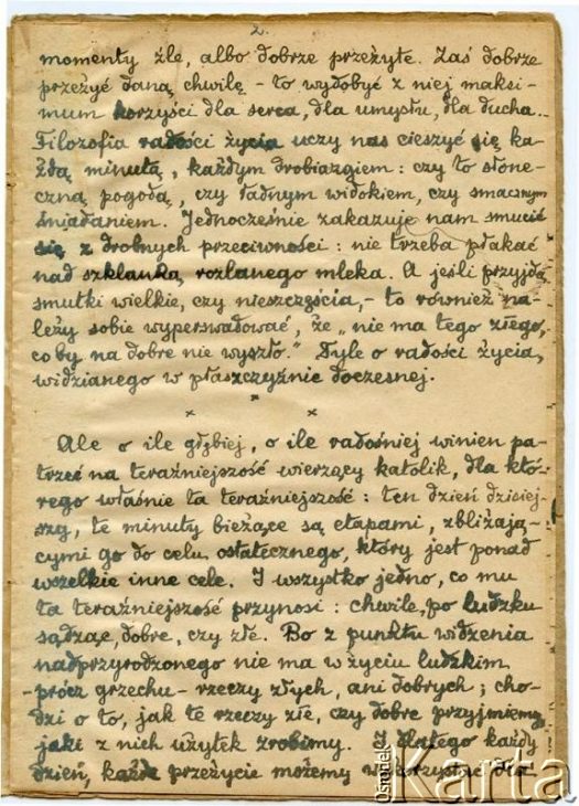 Dokument z kolekcji Witolda Krasickiego / Documento de la colección de Witold Krasicki