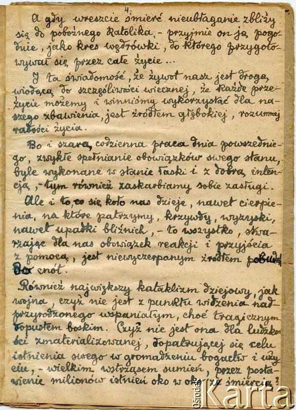 Dokument z kolekcji Witolda Krasickiego / Documento de la colección de Witold Krasicki