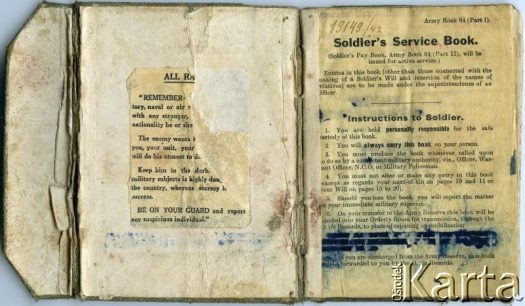 Dokument z kolekcji Miguela Zapruckiego / Documento de la colección de Miguel Zaprucki