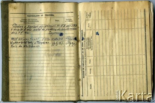 Dokument z kolekcji Miguela Zapruckiego / Documento de la colección de Miguel Zaprucki