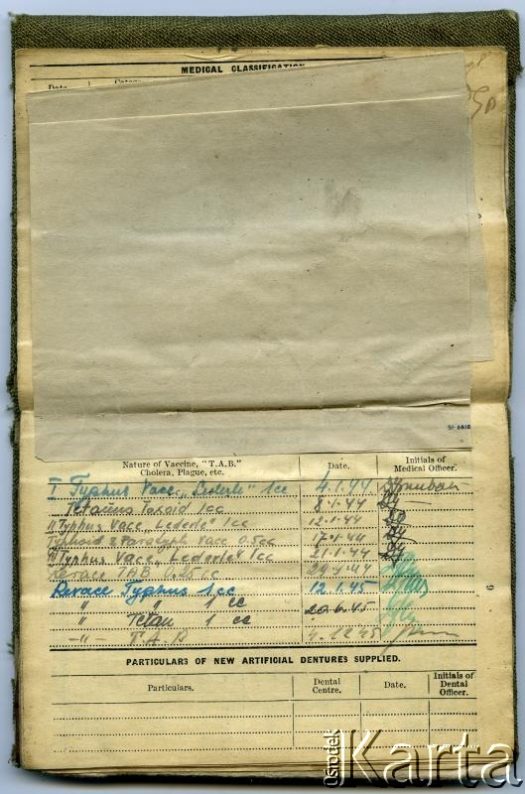 Dokument z kolekcji Miguela Zapruckiego / Documento de la colección de Miguel Zaprucki