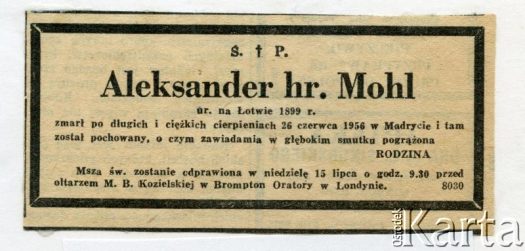 Fotografia z kolekcji Grzegorza Daytona / Fotografía de la colección de Grzegorz Dayton