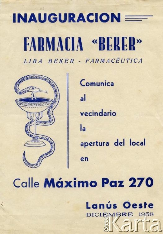 Dokument z kolekcji  Adriana Goldbauma / Documento de la colección de  Adrian Goldbaum