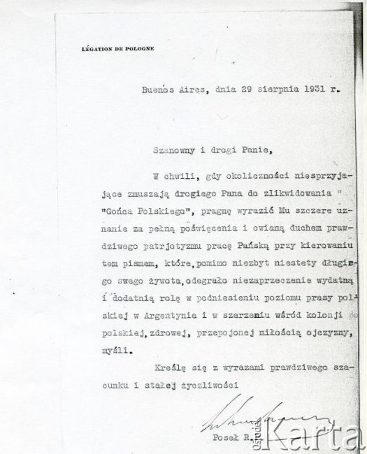 Fotografia z kolekcji rodziny Białobrzeskich / Fotografía de la colección de familia Białobrzeski