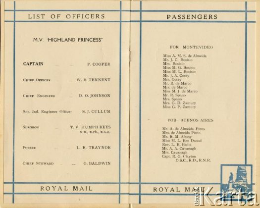 Dokument z kolekcji Zbysława Paczki / Documento de la colección de Zbysław Paczka