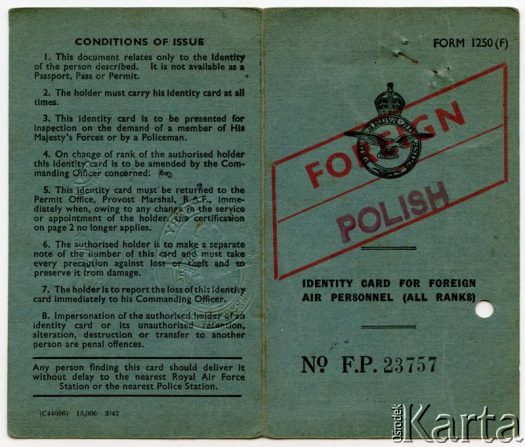 Dokument z kolekcji Silvii Komorowsky / Documento de la colección de  Silvia Komorowsky