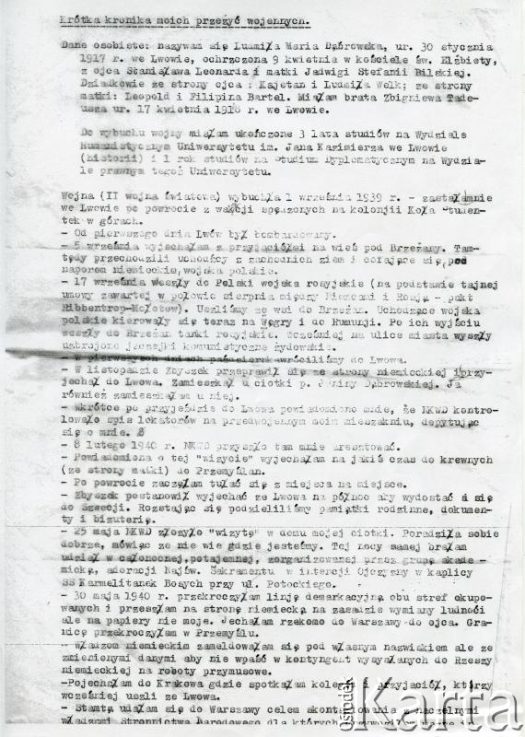 Dokument z kolekcji Bartolome Estanislao Moszoro / Documento de la colección de Bartolome Estanislao Moszoro