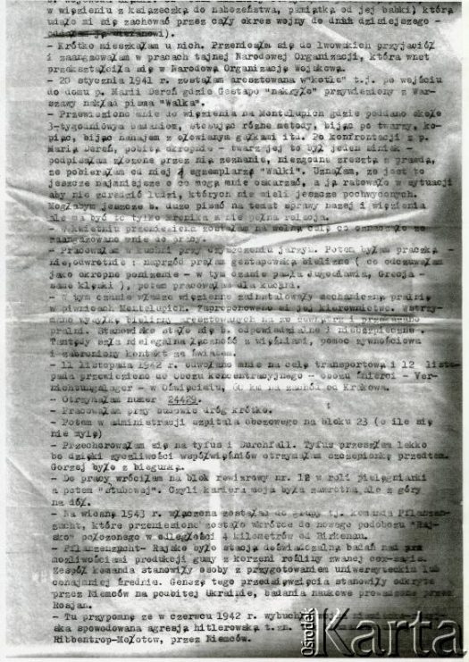 Dokument z kolekcji Bartolome Estanislao Moszoro / Documento de la colección de Bartolome Estanislao Moszoro