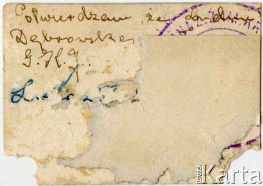 Dokument z kolekcji Bartolome Estanislao Moszoro / Documento de la colección de Bartolome Estanislao Moszoro
