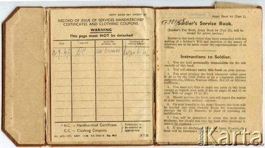 Dokument z kolekcji Bartolome Estanislao Moszoro / Documento de la colección de Bartolome Estanislao Moszoro