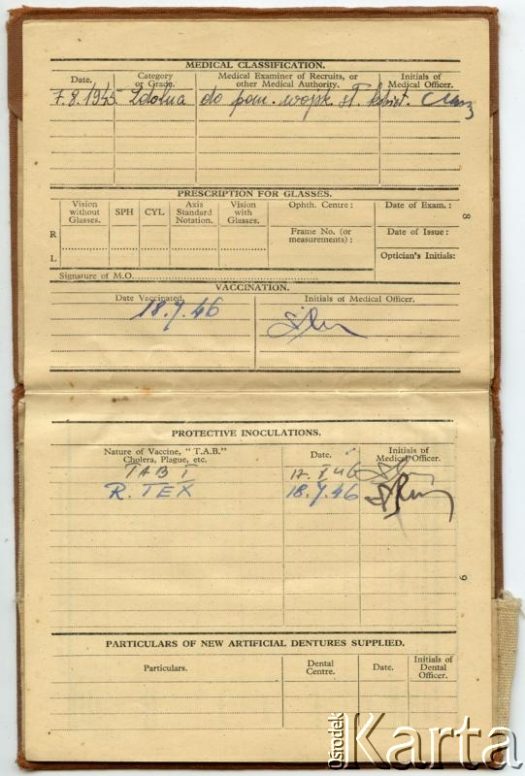 Dokument z kolekcji Bartolome Estanislao Moszoro / Documento de la colección de Bartolome Estanislao Moszoro