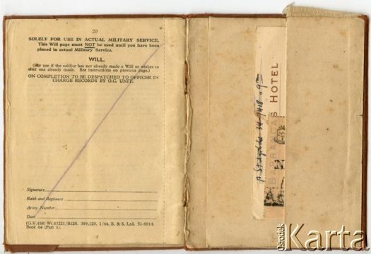 Dokument z kolekcji Bartolome Estanislao Moszoro / Documento de la colección de Bartolome Estanislao Moszoro