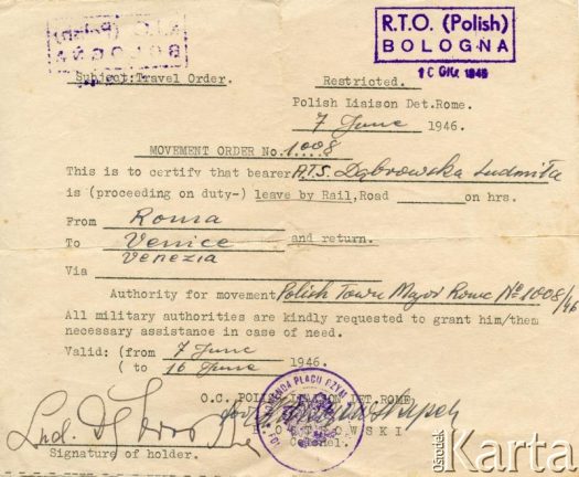 Dokument z kolekcji Bartolome Estanislao Moszoro / Documento de la colección de Bartolome Estanislao Moszoro