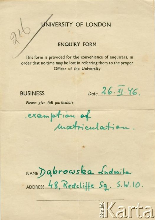 Dokument z kolekcji Bartolome Estanislao Moszoro / Documento de la colección de Bartolome Estanislao Moszoro