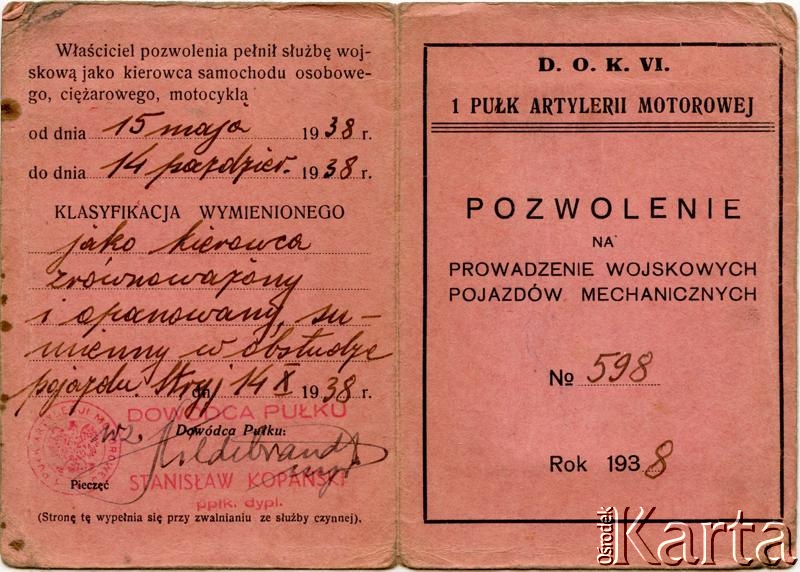 Dokument z kolekcji Bartolome Estanislao Moszoro / Documento de la colección de Bartolome Estanislao Moszoro