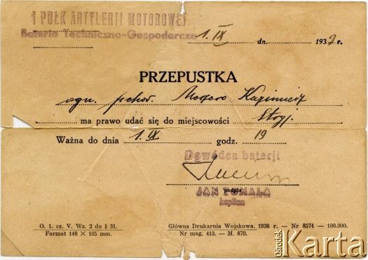 Dokument z kolekcji Bartolome Estanislao Moszoro / Documento de la colección de Bartolome Estanislao Moszoro
