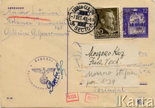 Dokument z kolekcji Bartolome Estanislao Moszoro / Documento de la colección de Bartolome Estanislao Moszoro